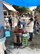 2019年 神明社餅つき